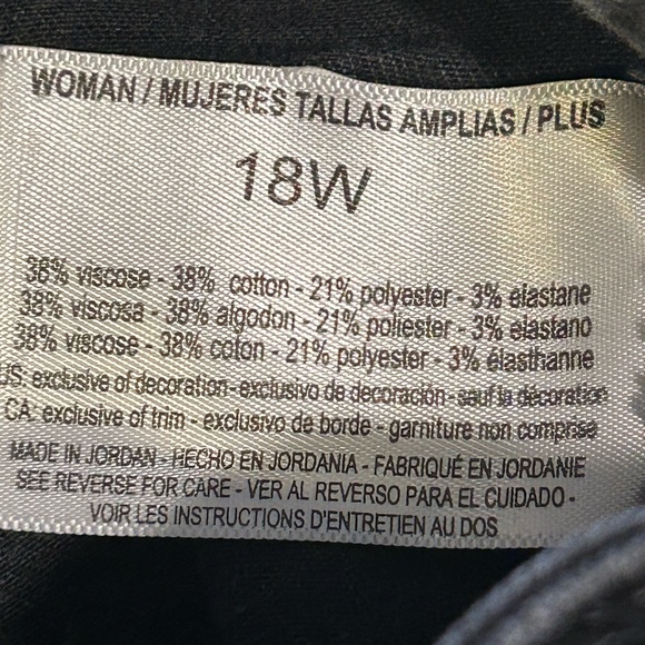 William Rast Sculpted High Rise Jeans Size  18W - Picture 12 of 15